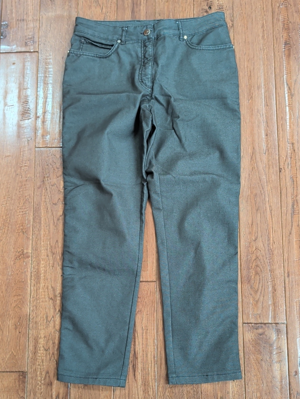 Escada Gray Stretch Trouser Pants J223